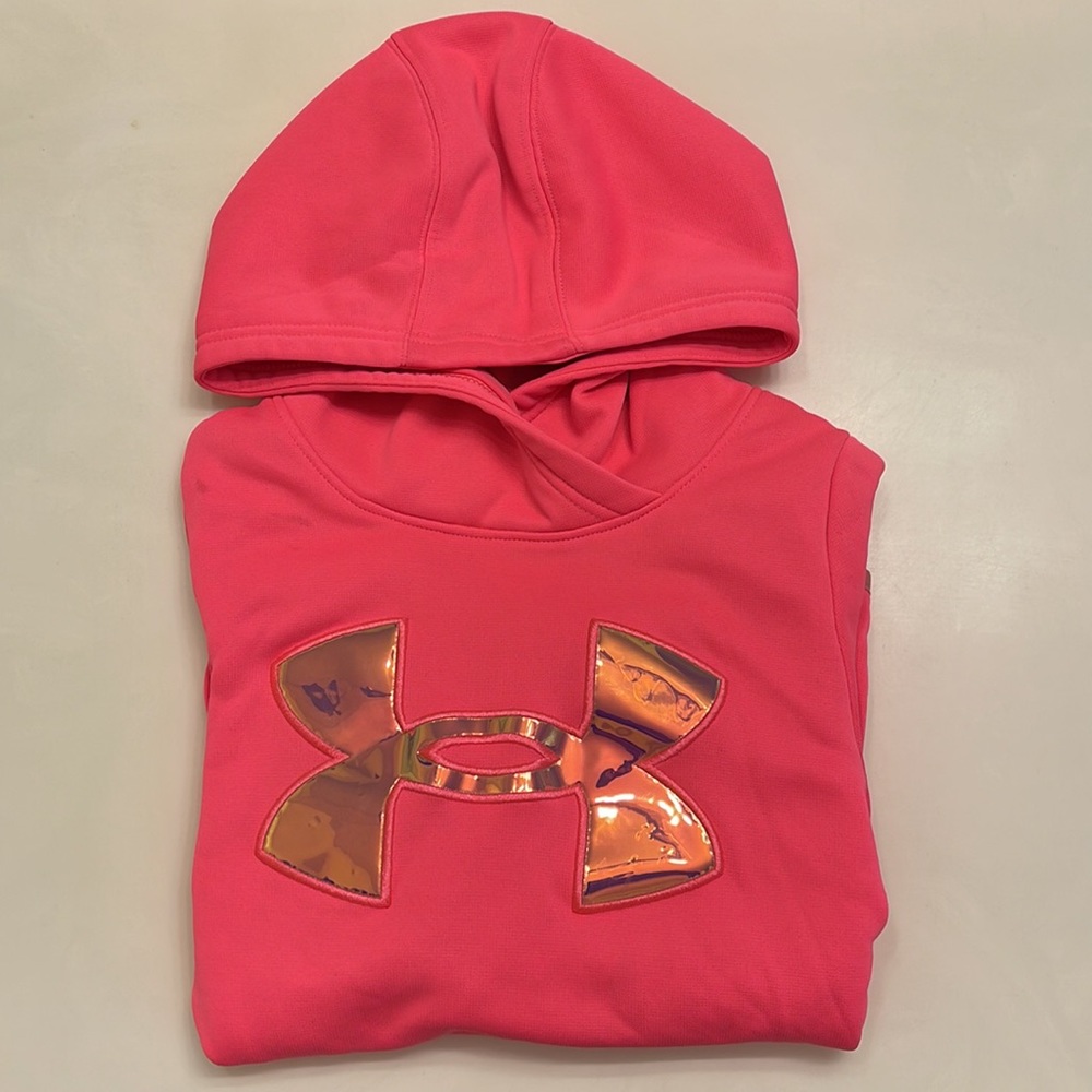 Under Armour Girls Hoodie Pullover - Picture 7 of 9